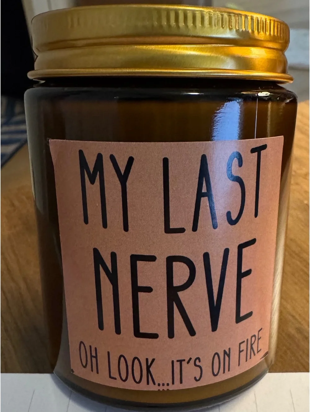 Lovery - Aromatherapy Lavender Soybean Wax Candle - 'My Last Nerve'